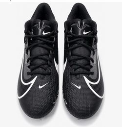 Nike Vapor Edge Elite 360 2 Detachable 'Black/White- Smoke Grey' FJ7021-001 Size 13 US Men's Footbal
