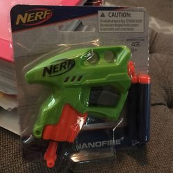 Green Nerf Nanofire Blaster Gun 3X  (6 Total)