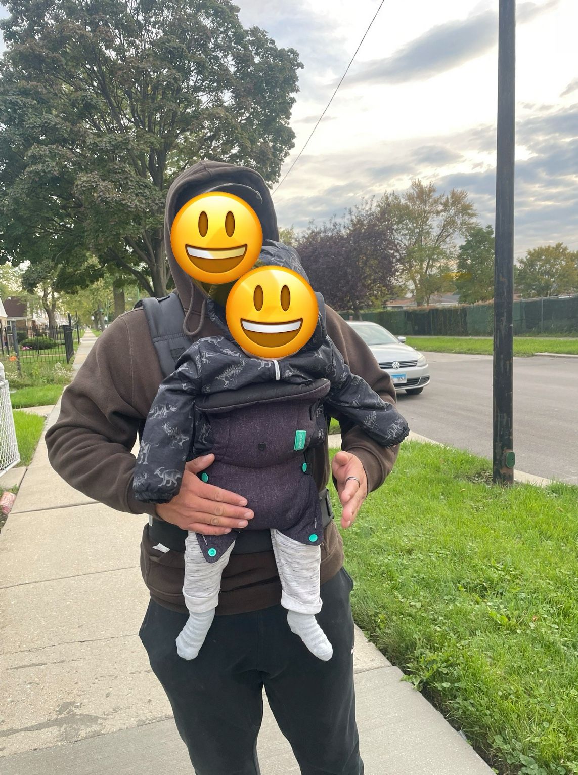 Gray Baby Carrier