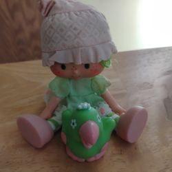 Lime Chiffon Doll And Parfait Parrot Used