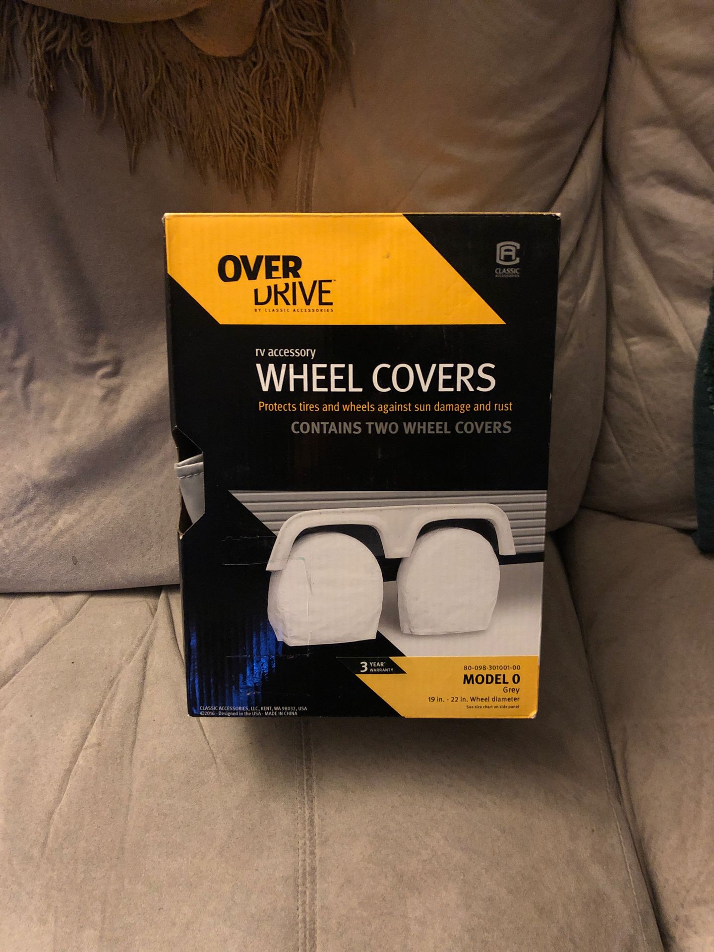 Rv trailer tire covers