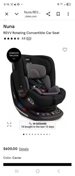 Car seat Nuna REVV Rotating Convertible Car Seat
