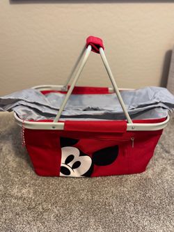 Micky Mouse picnic basket Red & Grey