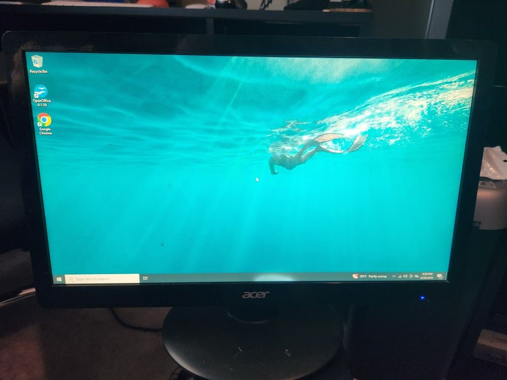 Acer S200hql  19.5" Computer Monitor NO HDMI