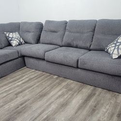 New Sectional Dark Grey For $899