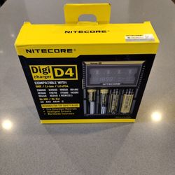 Nitecore Digi D4 Smart Charger – New – Never Used