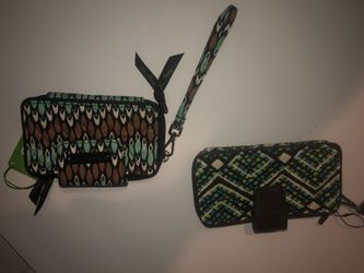 Two brand new Vera Bradley wallets with tags