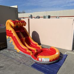 inflatable water slide