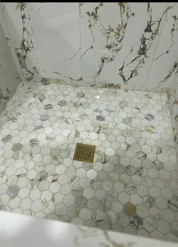  ️🔥🔥‼️🔥🔥‼️(Tampa Bay ) Mosaics Hexagon Antislipery , Mosaicos Hexagonales antiresbalante Para Duchas Y Regaderas 