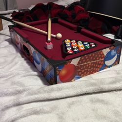 Mini Foosball Table & Pool