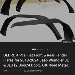 Jeep Jl Flat Fenders And Hardware 