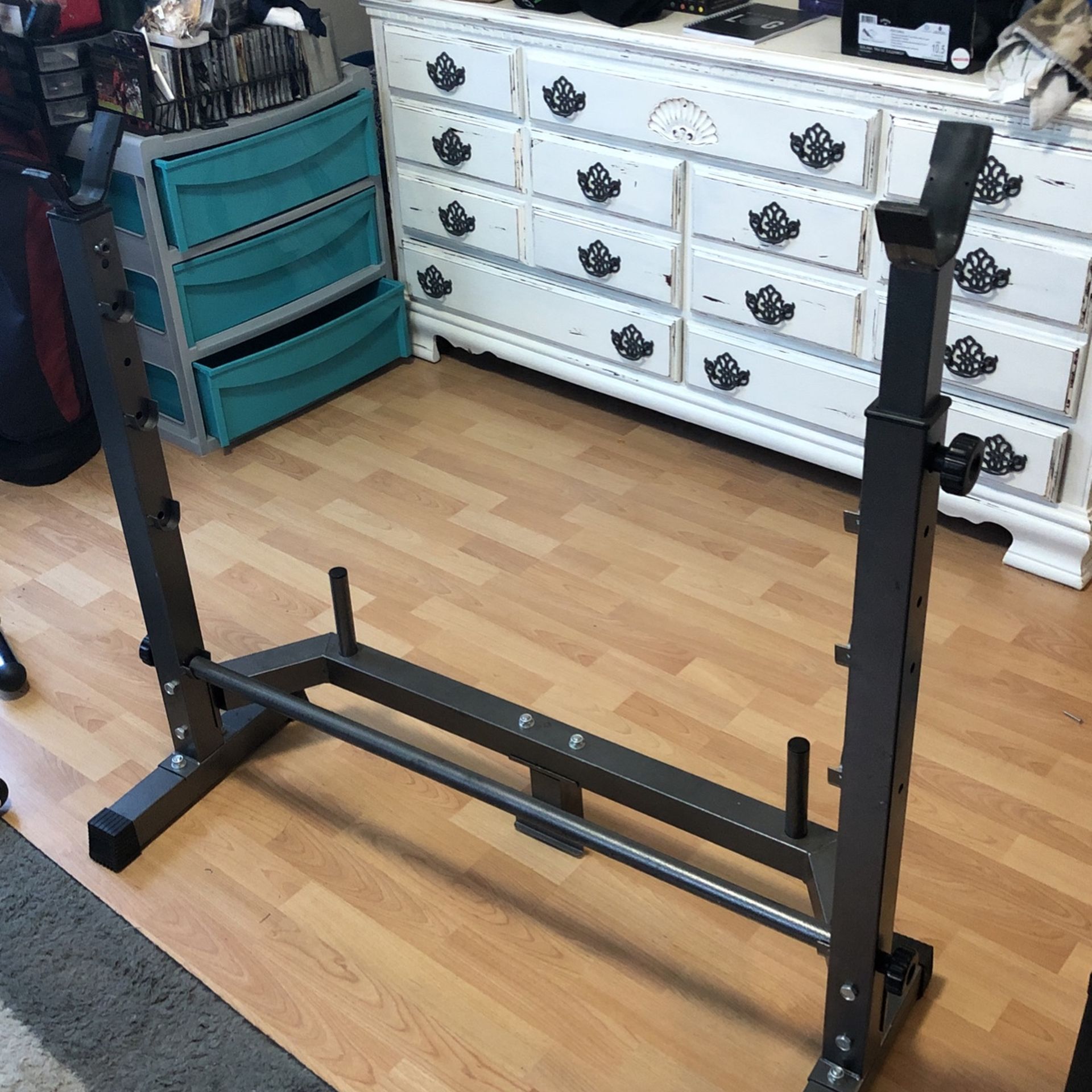 Weight Rack And Bars