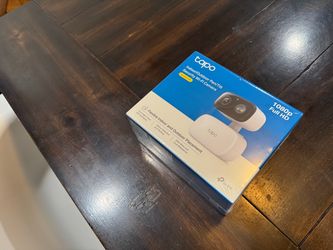 Unopened Security Camera - Tapo Indoor Outdoor pan tilt Security WIFI Camera 1080 Full HD