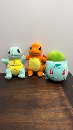 Pokémon Plushies (Starter Set)