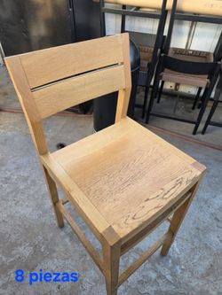8 Solid Wood Dining Chair Set of 8