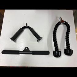 3 Triceps Pull Down Cables 