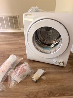 Compact Portable Clothes Dryer White