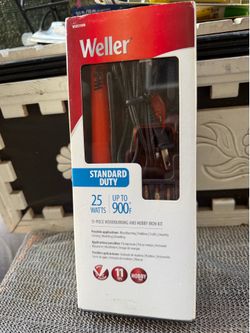 Weller WSB25WB 25-watt short-barrel woodburning and hobby iron kit.