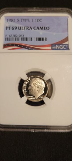 1981-S NGC PF69 Ultra Cameo Roosevelt Dime Certified Proof Coin 🇺🇸