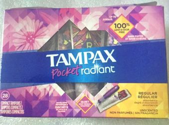 Tampax Radiant Pocket Tampons