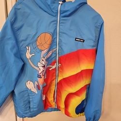 Members Only Space Jam Windbreaker Jacket Xl