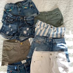 Short shorts size 10 VARIOUS BRANDS
