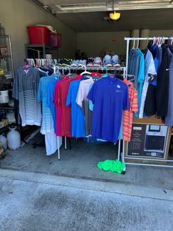 Nike men’s golf shirts/pants