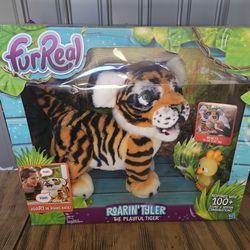FurReal Friends Roarin' Tiger Tyler Interactive Plush Toy Pet Soft Fur Real -NEW