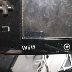 Nintendo wii u 
$80 no games missing sensor bar