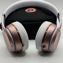 (Authentic) Rose Gold Beats Solo3 Bluetooth Wireless Headphones #2304