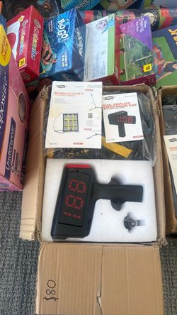 Baseball net and Radar gun