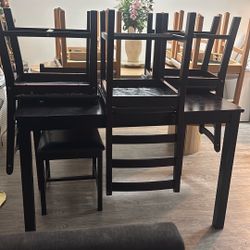 Table & Chairs For Sale 