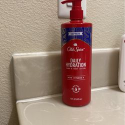 Captain Old Spice Daily Hydration Hand & Body Lotion (16 Fl Oz) New 