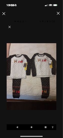 2 Sets of Christmas Pjs, One Size 8 And One Size 10