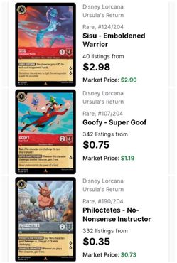 URSULA'S RETURN DISNEY LORCANA CARD LOT OF 6 *DIABLO ~ LEGENDARY, YEN SID ~ LEGENDARY, HADES ~ LEGENDARY + MORE for Sale in Jacksonville, FL - OfferUp URSULA'S RETURN DISNEY LORCANA CARD LOT OF 6 *DIABLO ~ LEGENDARY, YEN SID ~ LEGENDARY, HADES ~ LEGENDARY + MORE for Sale in Jacksonville, FL - OfferUp