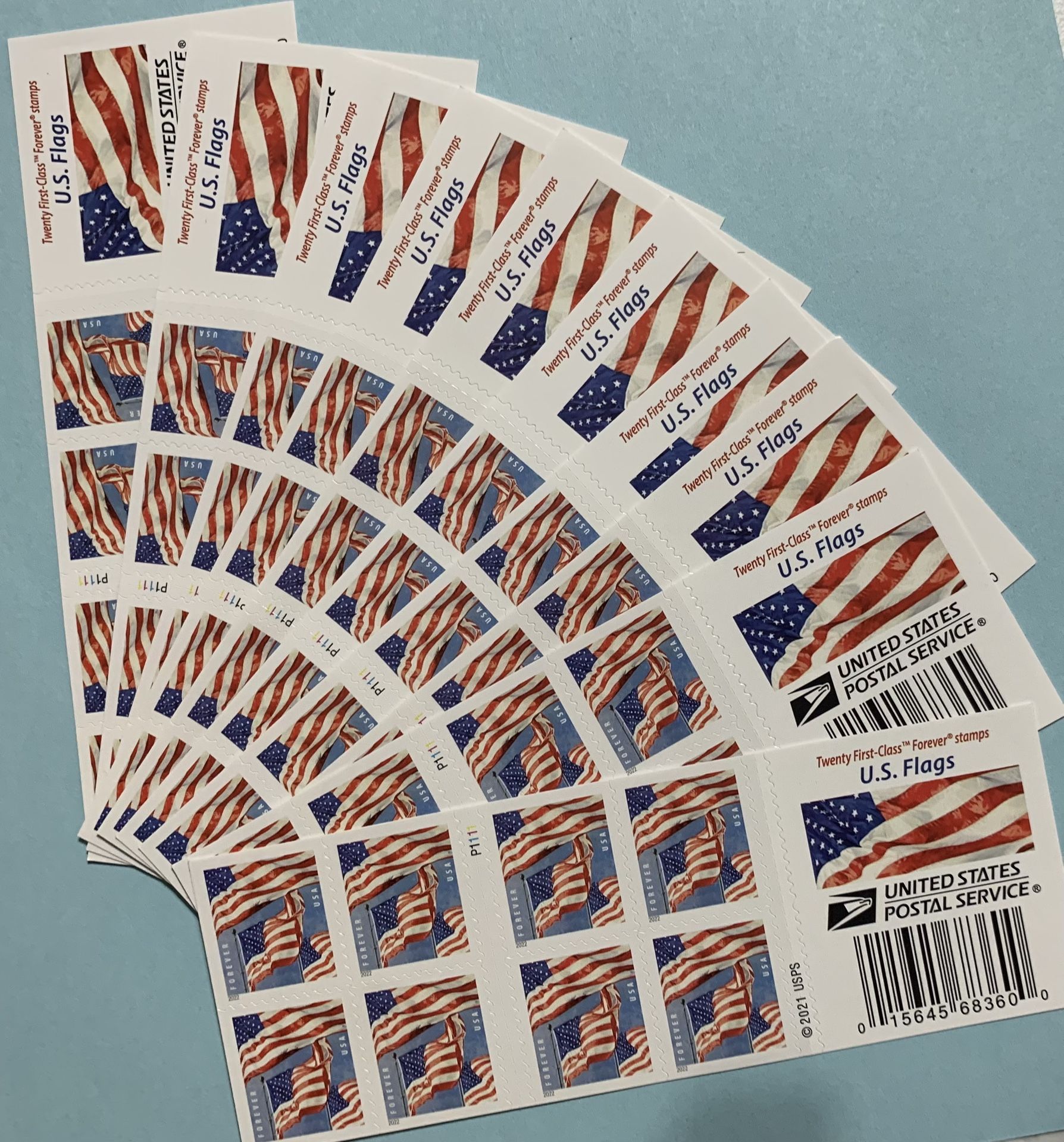 1,000 New USPS Forever Stamps (50 Booklets Of 20 Each)