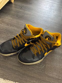 Nike Kobe 4 Carpe Diem Basketball Sneakers Black Yellow Purple Kobe Bryant