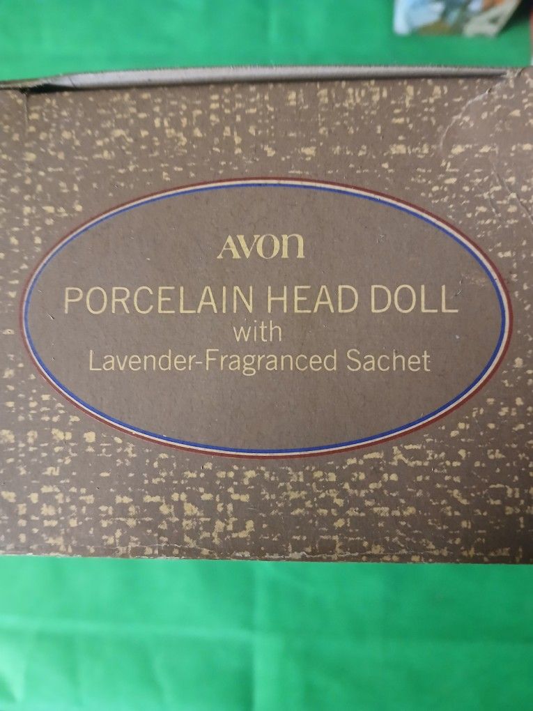 Avon Porcelain Head Doll 