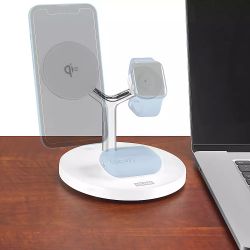 Uline H-11501 3-in-1 wireless Charging Station