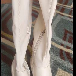 Call It Spring Womens Steffanie Beige Knee High Fashion Boots Size 7.5 US New