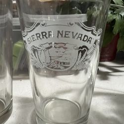 Sierra Nevada Etched Glasses 