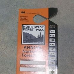 Annual Northwest Forest Pass Good Until Oct 2026