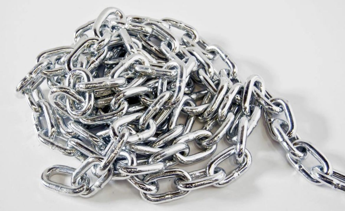 10ft Proof Coil Chain Galvanized 3/16
