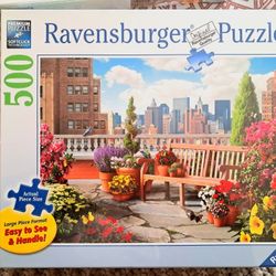 NEW Unopened Ravensburger Puzzle 500  Large Piece Format 