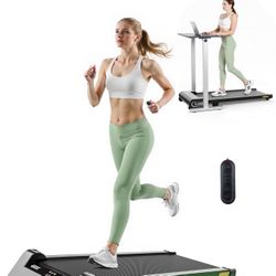 13% 6-Level Walking Pad with Auto Incline - Akluer Under Desk Treadmill for Home Office, 330Lbs Capacity Compact Treadmill with Remote Control and LED