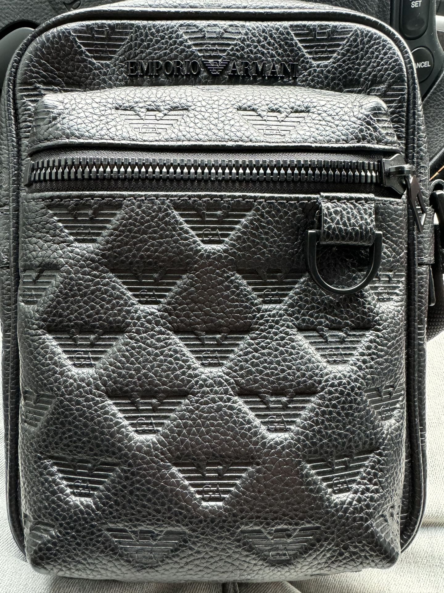 Leather Armani Messenger Bag 