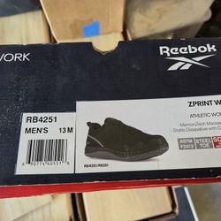 Reebok Safety Shoes Mens 13