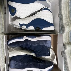 Air Jordan 11 Midnight Blue Air Jordan 13 Retro French Blue 