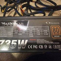 PC Power Supply 735w, Bronze+, PSU