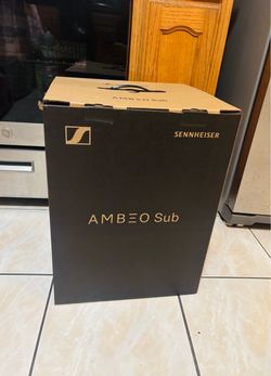Sennheiser AMBEO Subwoofer ≠ 400W Wireless Sub, Deep Bass, Home Theater Upgrade, 8” Driver